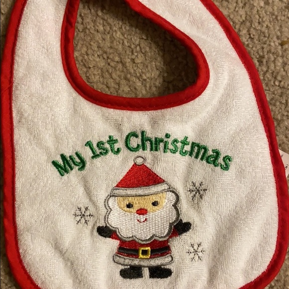 Christmas hat and bib - Picture 3 of 3